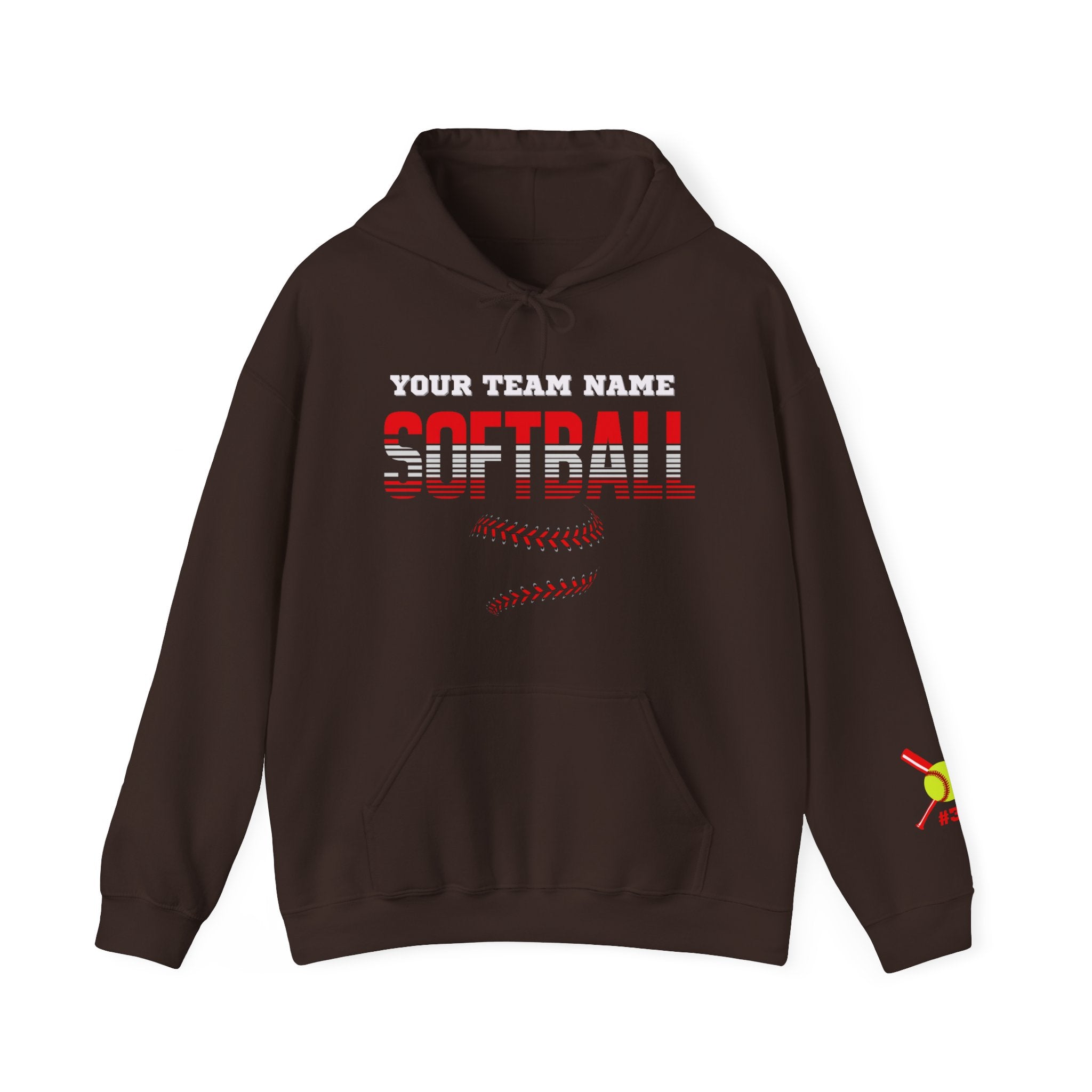 Custom Softball Hoodie | Personalized Softball Sweatshirt | Softball Team Name Sweatshirt | Softball Hoodie | Softball Sweatshirt