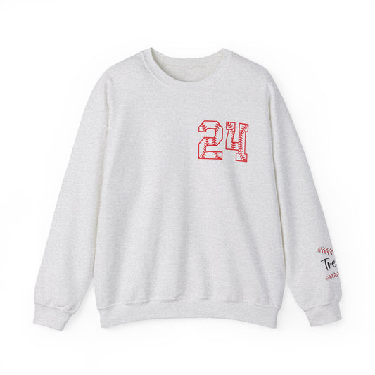 Personalized Baseball Sweatshirt | Custom Sweatshirt | Baseball Mom Shirt | Baseball Grandma | Baseball Girlfriend | Christmas Gift