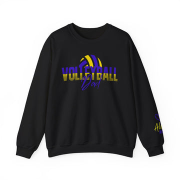 Personalized Volleyball Dad Sweatshirt | Volleyball Dad | Custom Volleyball Sweatshirt | Gift for Him | Christmas Gift Dad