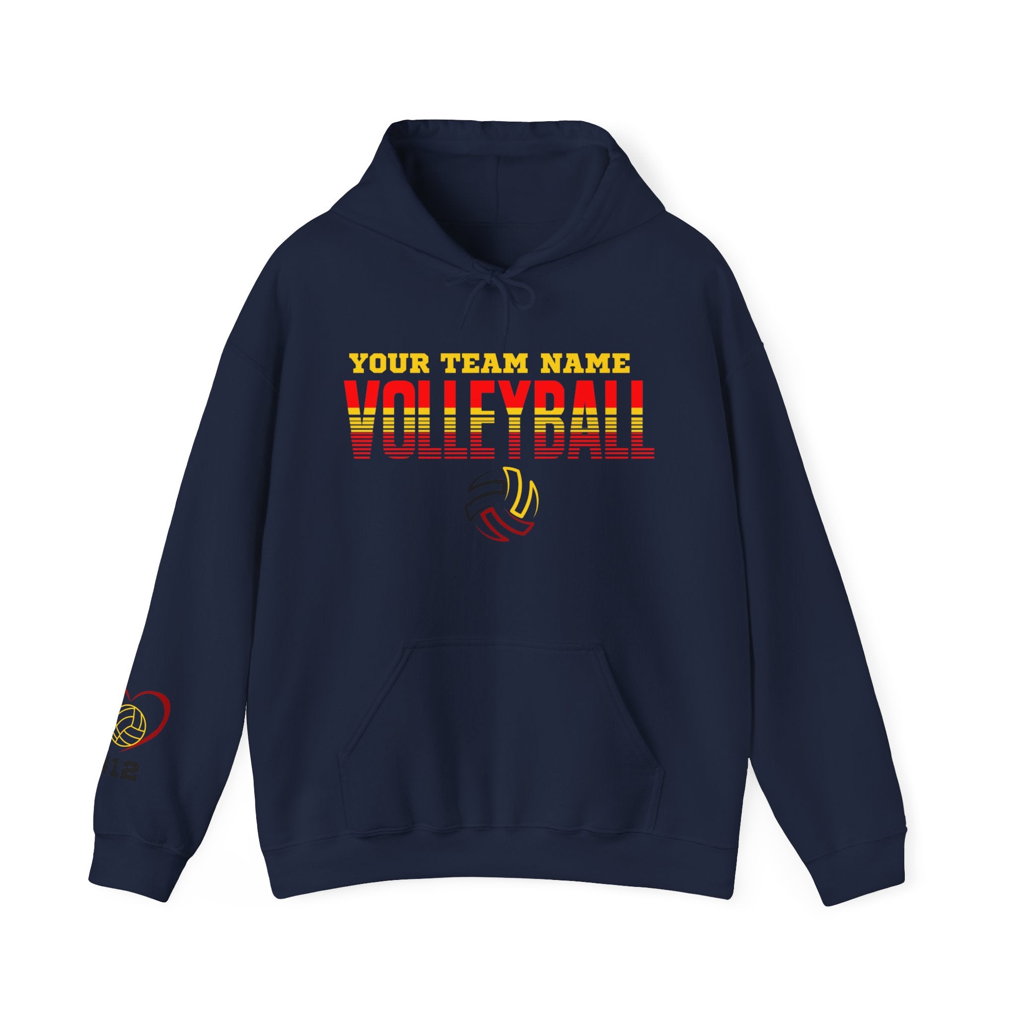 Custom Volleyball Hoodie | Personalized Volleyball Sweatshirt | Custom Volleyball | Volleyball Gifts