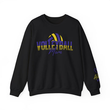 Custom Volleyball Sweatshirt | Volleyball Mom Sweatshirt | Volleyball Mom | Personalized Sweatshirt | Personalized Volleyball Mom Sweatshirt