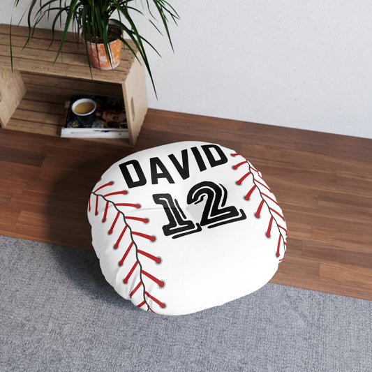 Personalized Baseball Floor Pillow | Floor Pillows | Baseball Pillows | Baseball Room Decor for Boys | Name Pillow | Christmas Gifts