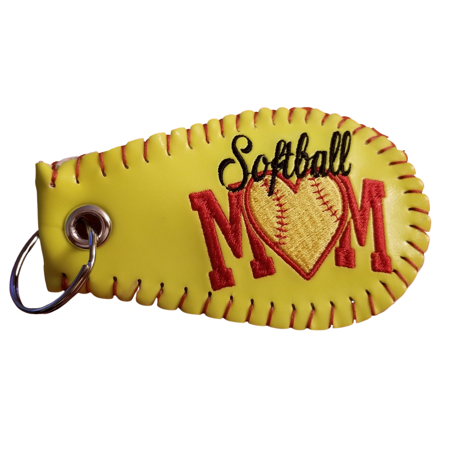 Personalized Softball Mom Keychain, Softball Mom Gift, Softball Gifts, Softball Team Gifts